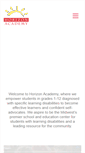 Mobile Screenshot of horizon-academy.org